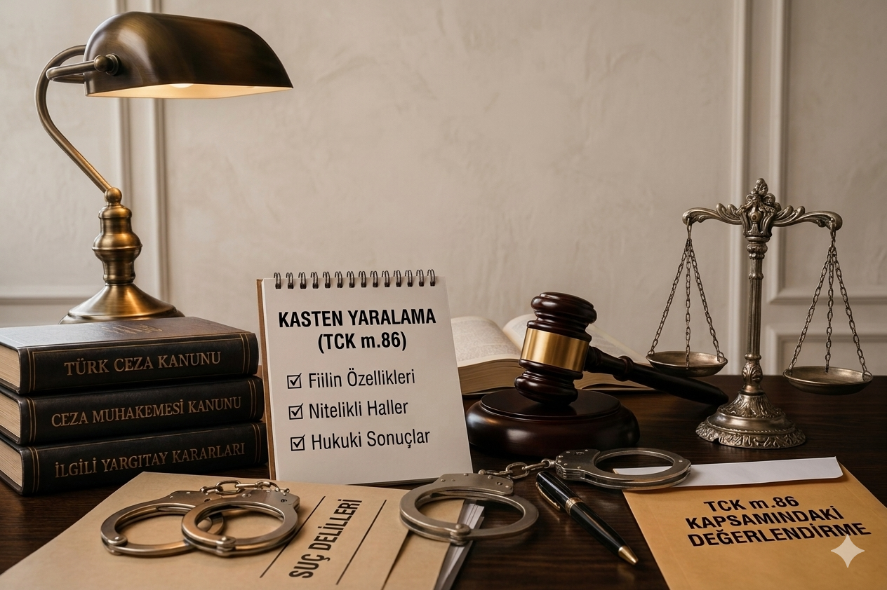 TCK:86 KASTEN YARALAMA SUÇU VE CEZASI